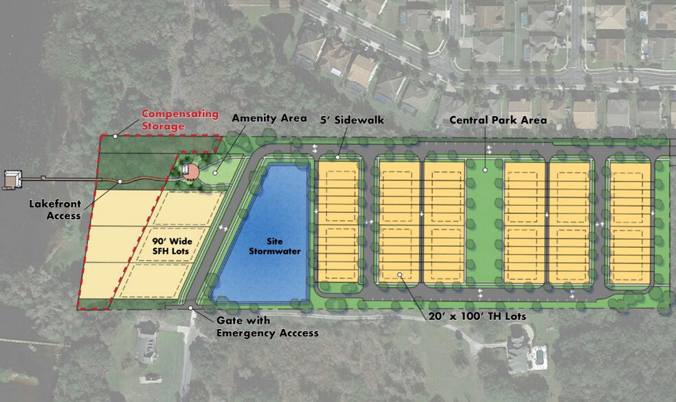 1390 Oak Shore Dr, Saint Cloud, FL à vendre - Plan de site - Image 2 de 3