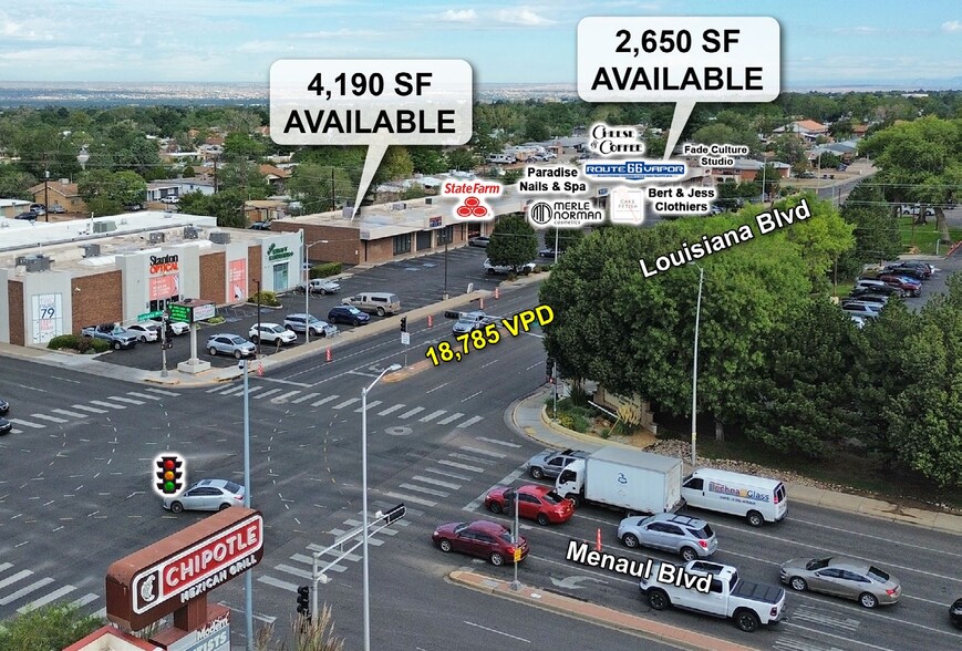 2633-2677 Louisiana Blvd, Albuquerque, NM for lease - Building Photo - Image 2 of 13