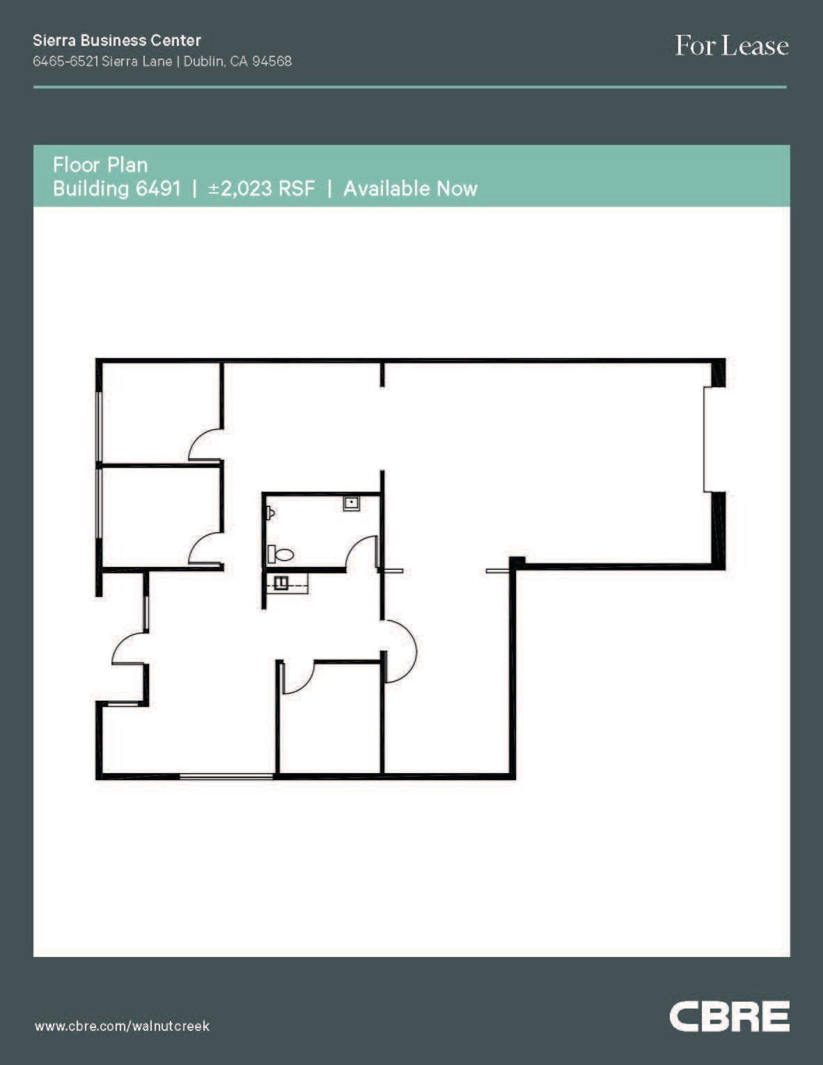 6491-6557 Sierra Ln, Dublin, CA for lease Floor Plan- Image 1 of 1