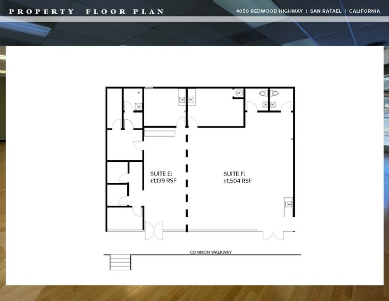 4050 Redwood Hwy, San Rafael, CA for lease - Floor Plan - Image 3 of 5