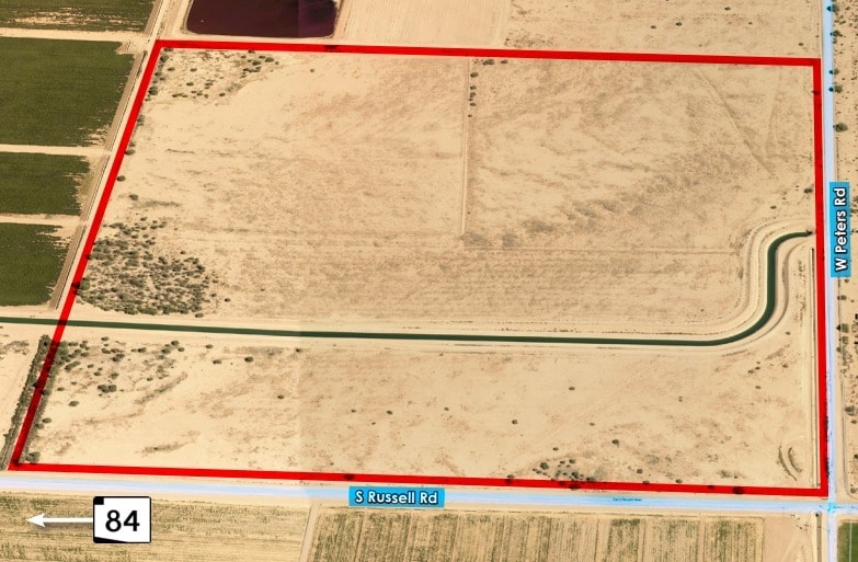 Russell Rd & Peters Rd, Casa Grande, AZ à vendre Aérien- Image 1 de 7