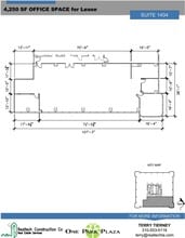 3250 Wilshire Blvd, Los Angeles, CA à louer Plan d’étage- Image 1 de 1