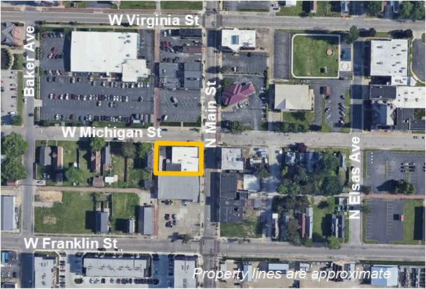 320 N Main St, Evansville, IN à vendre - Aérien - Image 2 de 2
