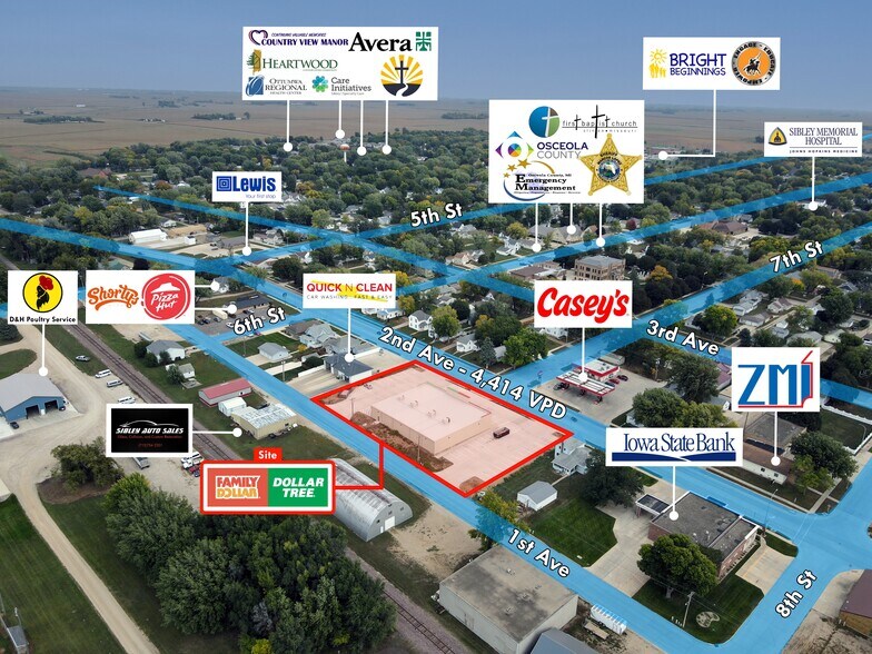 652 2nd Ave, Sibley, IA à vendre - Photo du bâtiment - Image 3 de 4