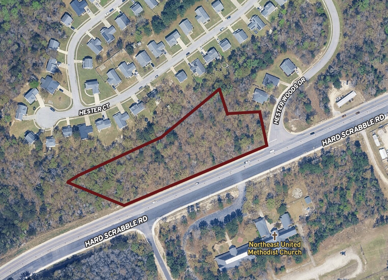 Hard Scrabble Rd., Columbia, SC for sale Aerial- Image 1 of 2