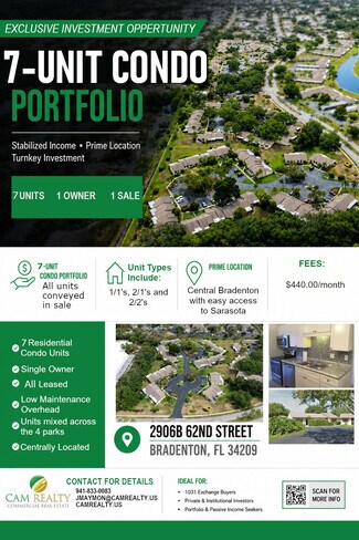 Plus de détails pour 2906 62nd St W, Bradenton, FL - Multi-résidentiel à vendre