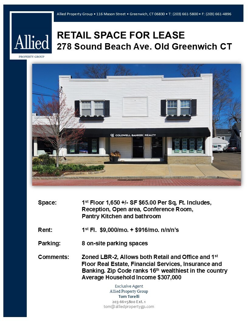272-278 Sound Beach Ave, Old Greenwich, CT for sale Building Photo- Image 1 of 1