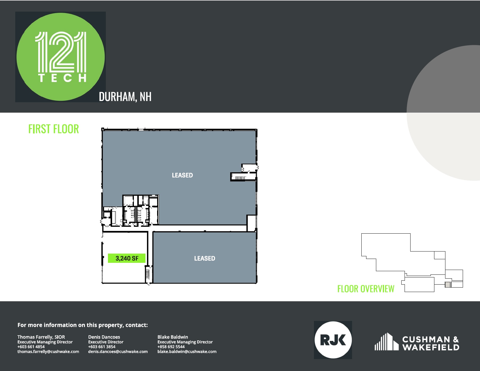 121 Technology Dr, Durham, NH for lease Floor Plan- Image 1 of 1