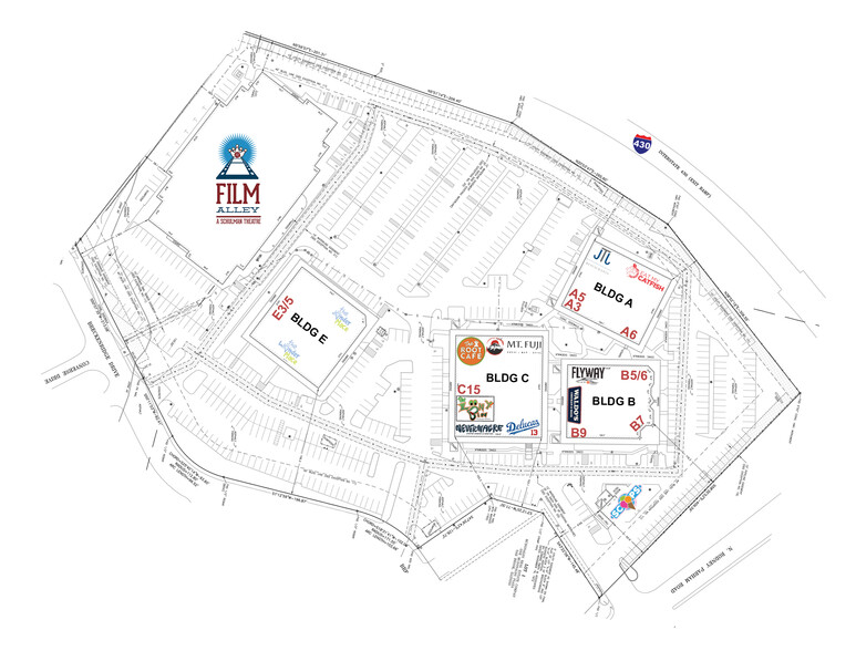 10301 N Rodney Parham Rd, Little Rock, AR for lease - Site Plan - Image 2 of 7