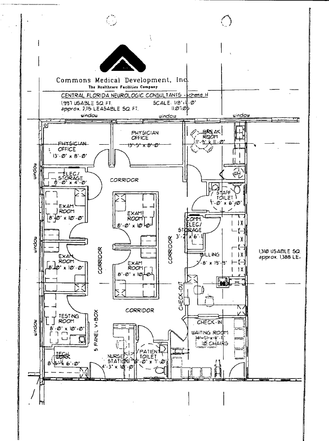 1053 Medical Center Dr, Orange City, FL à vendre Plan d  tage- Image 1 de 1