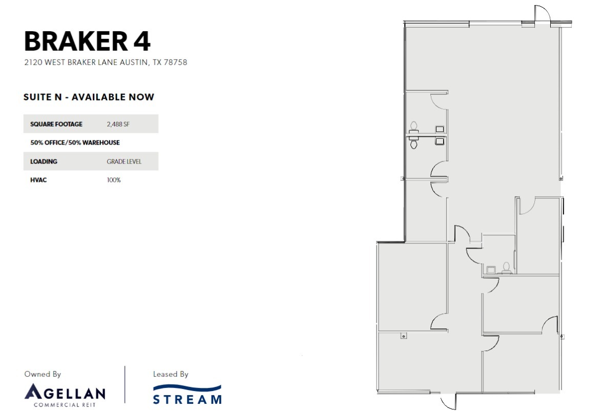 2120 W Braker Ln, Austin, TX for lease Floor Plan- Image 1 of 1