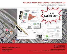 GARLAND, TX LAND - SALE - RETAIL | DRIVE THRU - Restaurant avec service au volant