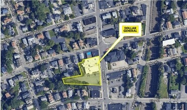 400 Broad St, Central Falls, RI - AERIAL  map view