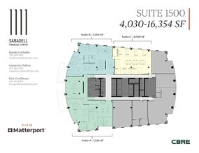 1111 Brickell Ave, Miami, FL à louer Plan de site- Image 1 de 8