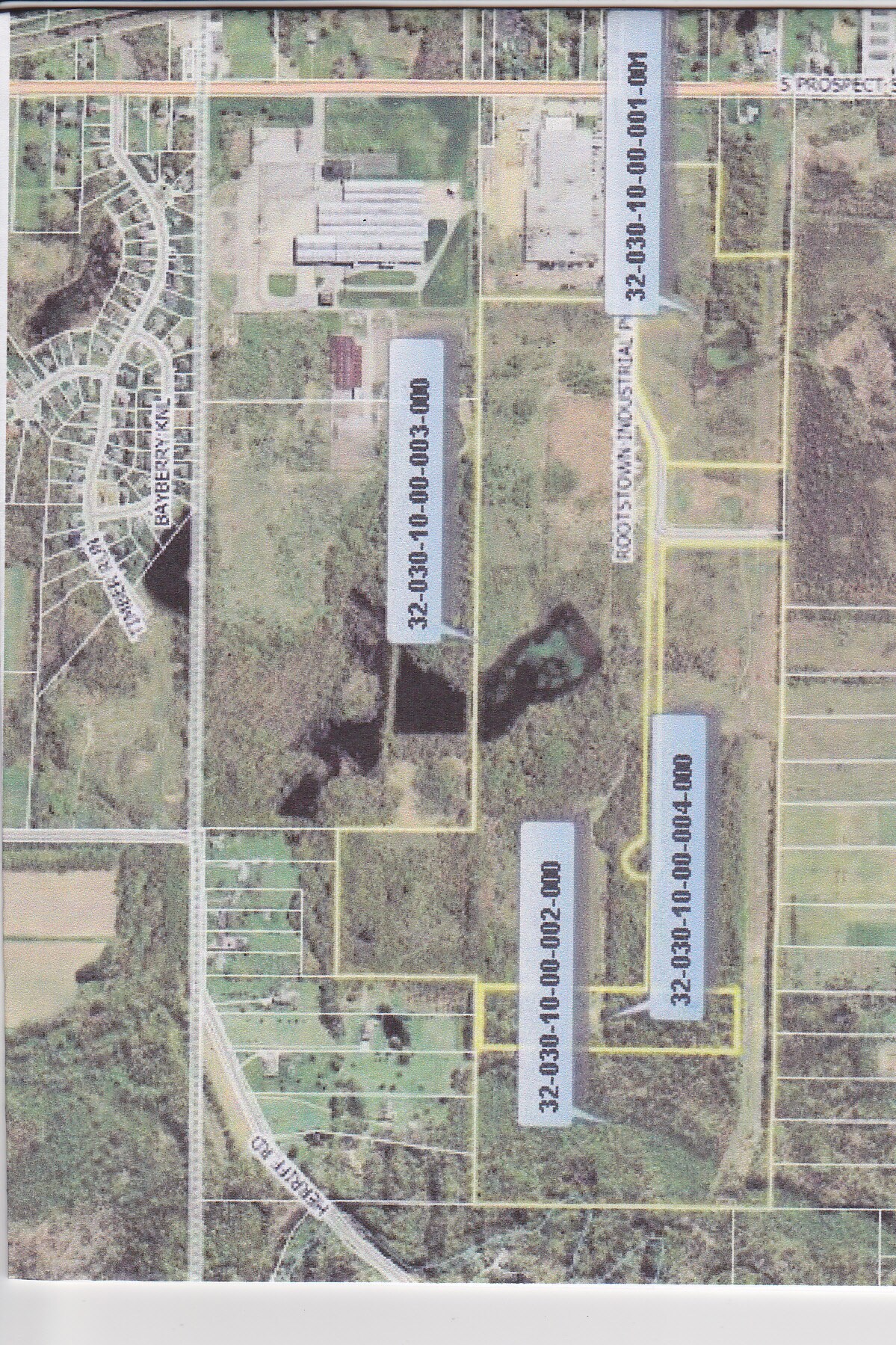 Lot #4 Rootstown Industrial, Rootstown, OH à vendre Plan cadastral- Image 1 de 2