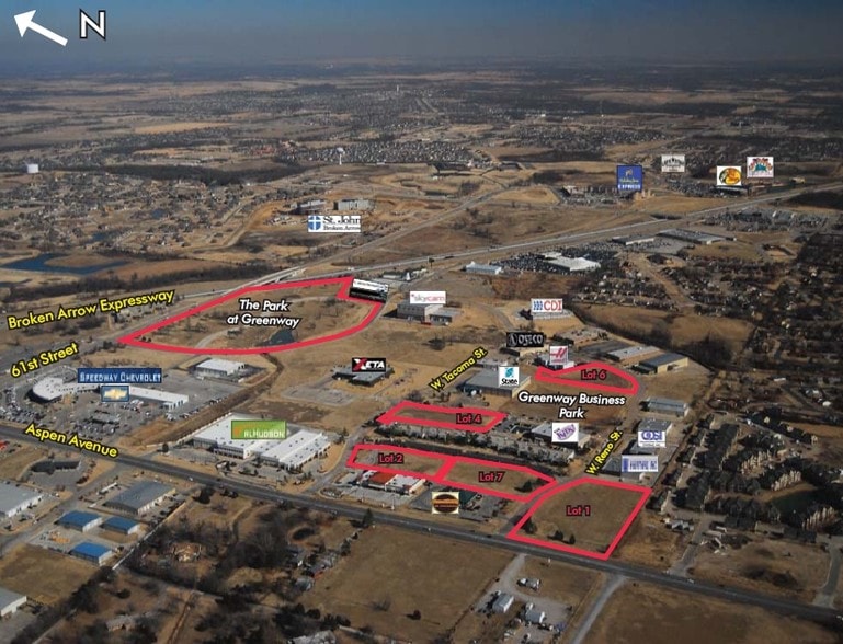 W SW Expressway Dr, Tulsa, OK for sale - Aerial - Image 2 of 2