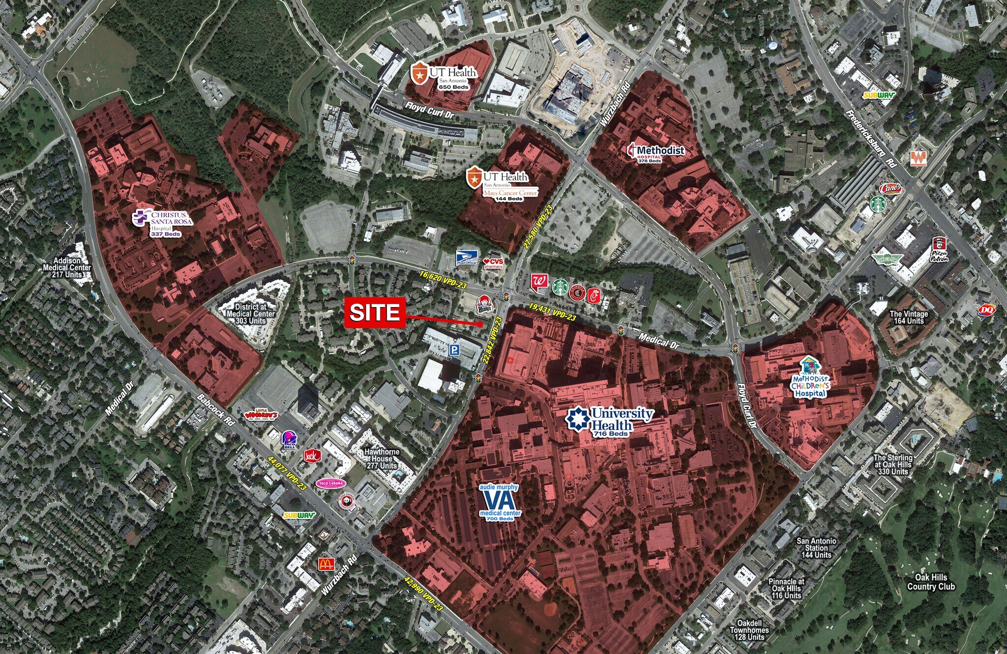 7719 Wurzbach Rd, San Antonio, TX à louer Photo du bâtiment- Image 1 de 8