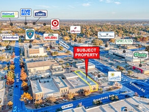 116 S Broadway, Edmond, OK - AERIAL  map view - Image1