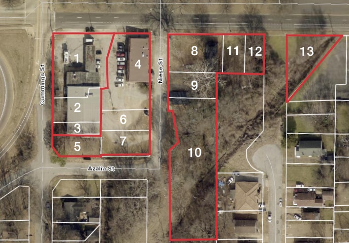 Memphis Commercial Redevelopment portfolio of 3 properties for sale on LoopNet.ca - Aerial - Image 3 of 3