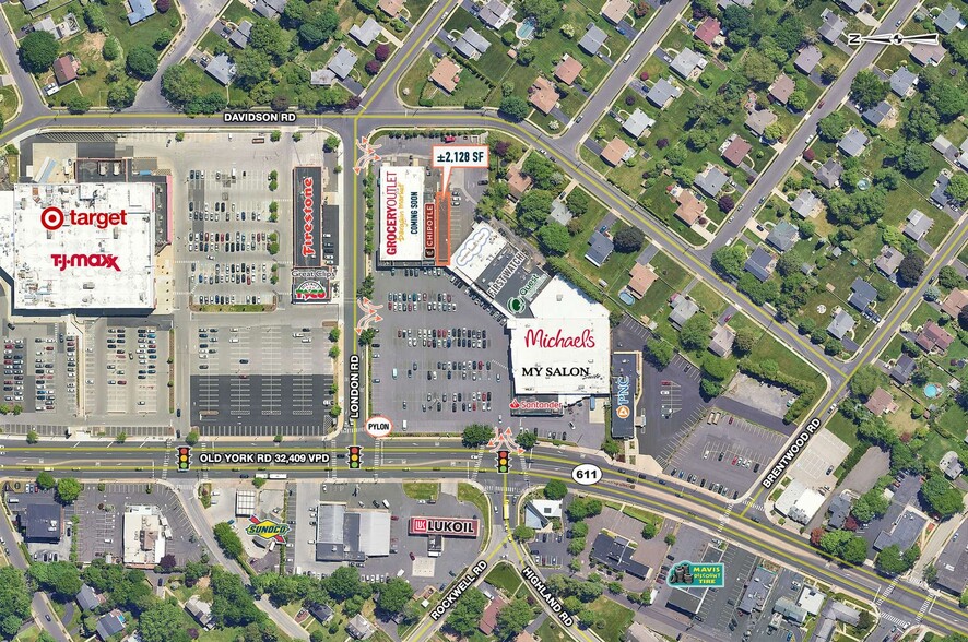 1415 Old York Rd, Abington, PA à louer - Aérien - Image 3 de 4