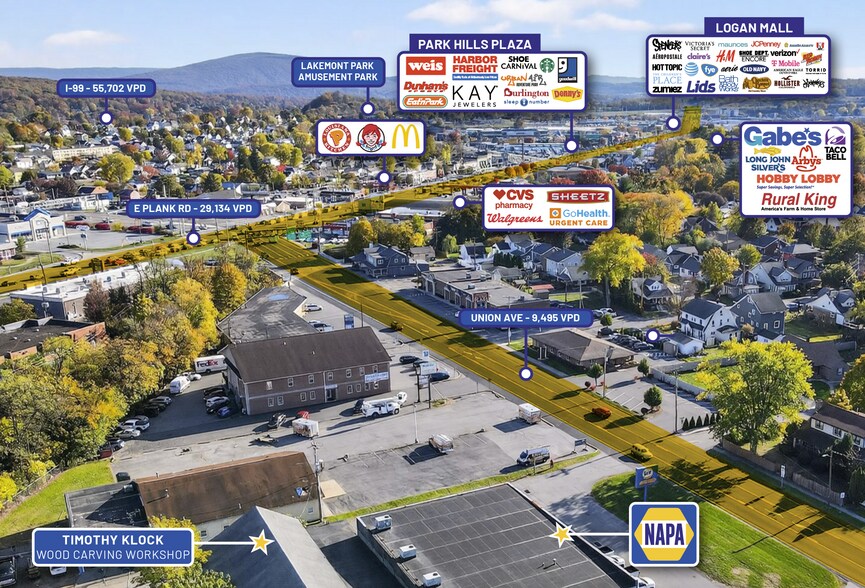 213 Union Ave, Altoona, PA à vendre - Photo du bâtiment - Image 2 de 7