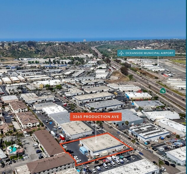 3265 Production Ave, Oceanside, CA for lease - Aerial - Image 3 of 14