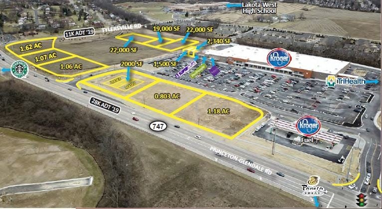 8000 Princeton Glendale Rd, West Chester, OH à louer - Aérien - Image 2 de 3