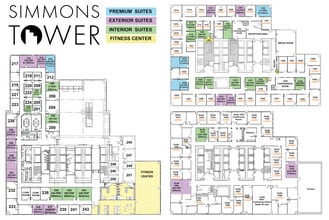 425 W Capitol Ave, Little Rock, AR à louer Plan d’étage- Image 1 de 10