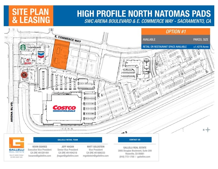 SWC Arena Blvd, Sacramento, CA for lease - Site Plan - Image 2 of 2