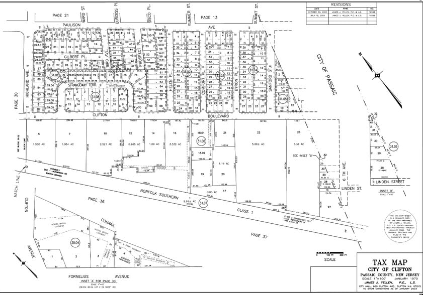 53 Clifton Blvd, Clifton, NJ à vendre - Plan cadastral - Image 2 de 25