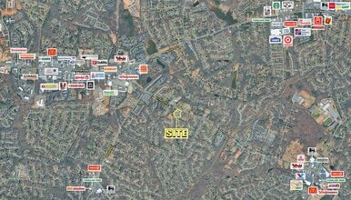 7700 Lawyers Rd, Charlotte, NC - AERIAL map view - Image1