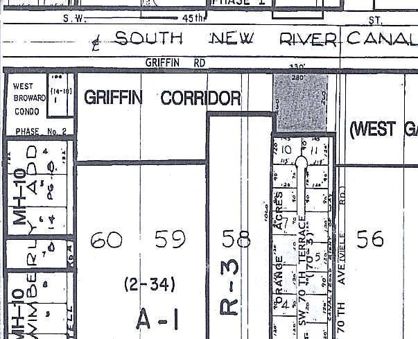 7320 Griffin Rd, Fort Lauderdale, FL for lease - Plat Map - Image 3 of 8