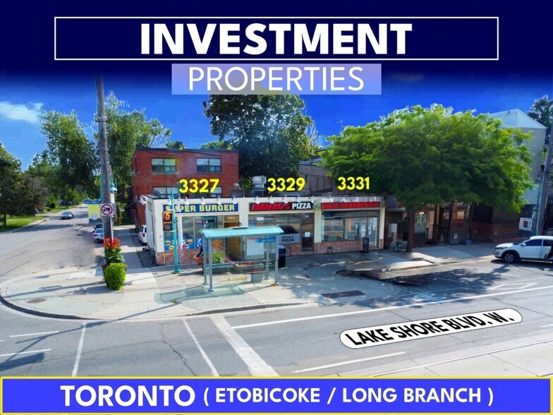 3327-3331 Lake Shore Blvd W, Toronto, ON à vendre - Photo du bâtiment - Image 1 de 3