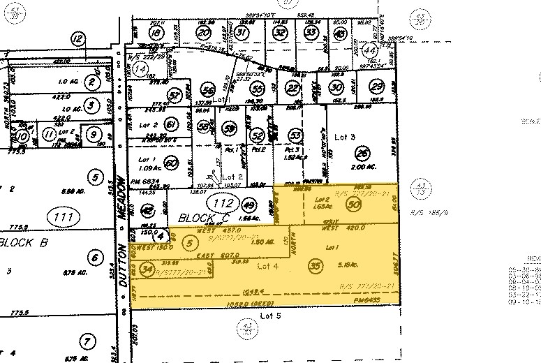 2868-2872 Dutton Meadow, Santa Rosa, CA à louer - Plan cadastral - Image 3 de 3