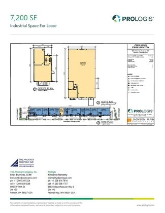 More details for 710-1040 Thomas Ave SW, Renton, WA - Industrial for Lease