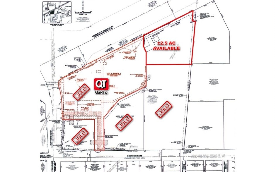 500 E IH 30 Hwy, Garland, TX à vendre - Plan de site - Image 3 de 3
