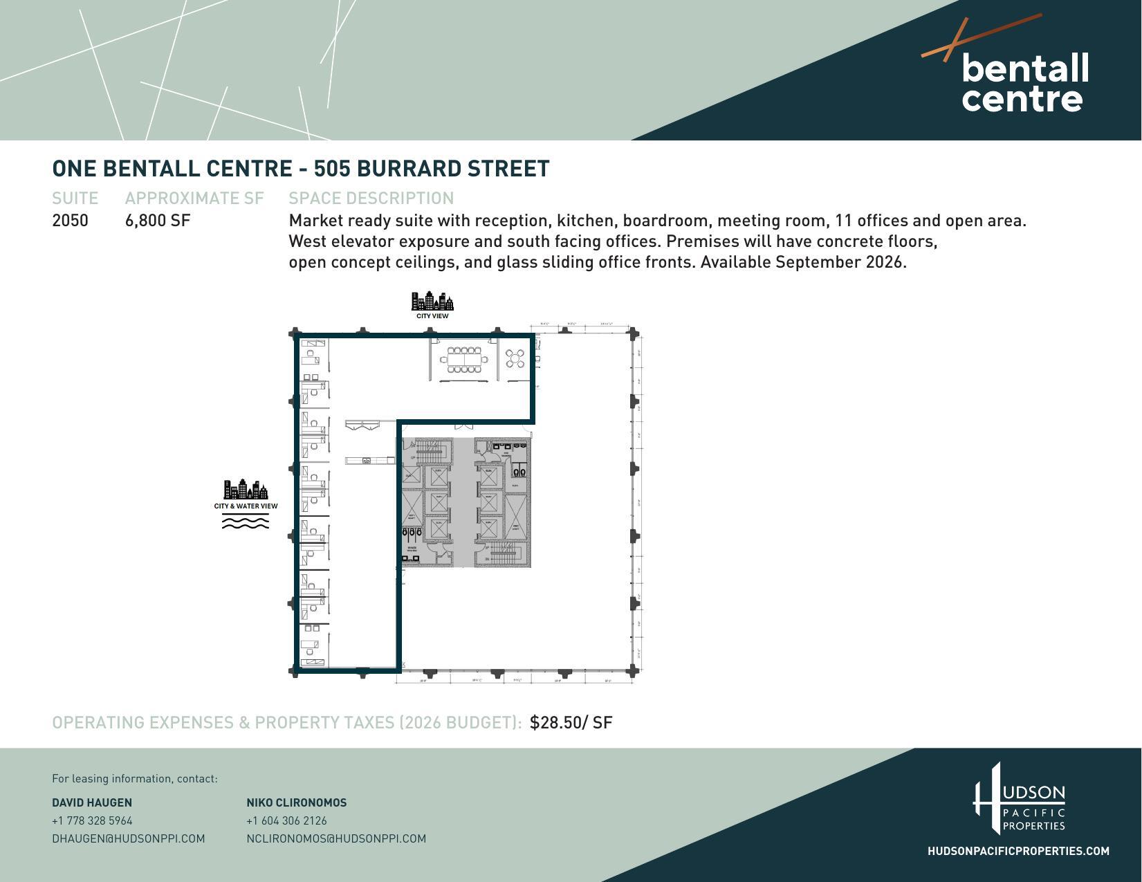 505 Burrard St, Vancouver, BC for lease Floor Plan- Image 1 of 1