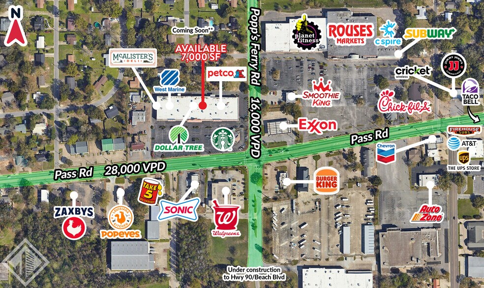 2414 Pass Road, Biloxi, MS à louer - Photo du bâtiment - Image 3 de 9