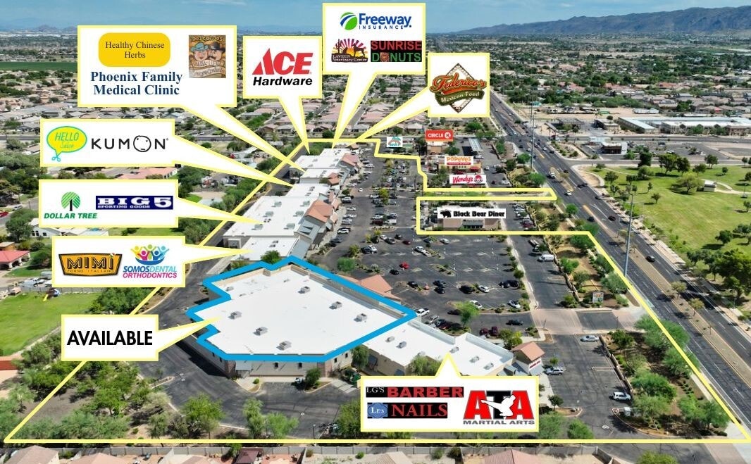 S 35th Ave, Laveen, AZ for lease Aerial- Image 1 of 2