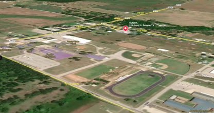 221 Judd St, Weatherford, TX - AÉRIEN Vue de la carte