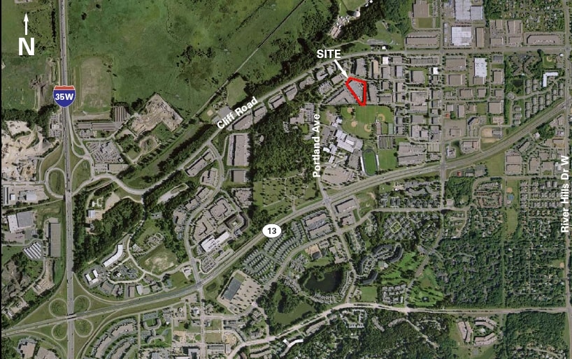 11921-11935 Portland Ave, Burnsville, MN for lease - Aerial - Image 2 of 9