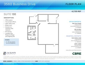 3700 Business Dr, Sacramento, CA for lease Site Plan- Image 2 of 2
