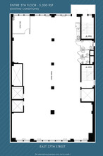 9 E 37th St, New York, NY à louer Plan d  tage- Image 1 de 8