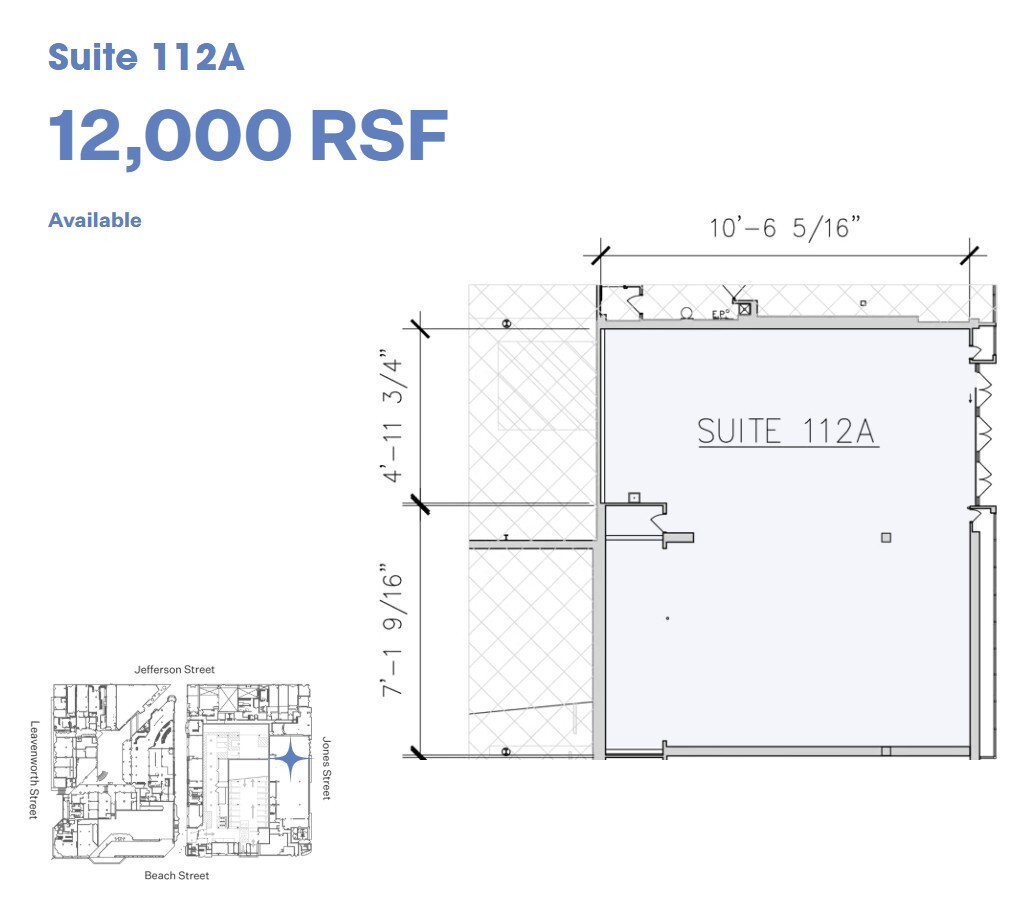 333 Jefferson St, San Francisco, CA for lease Floor Plan- Image 1 of 1