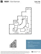 18301 Von Karman Ave, Irvine, CA à louer Plan d’étage- Image 2 de 2