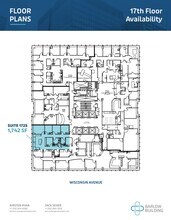 5454 Wisconsin Ave, Chevy Chase, MD for lease Floor Plan- Image 1 of 1