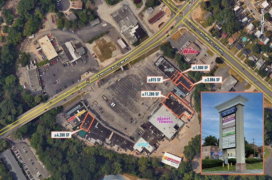 1936 Macdade Blvd, Woodlyn, PA à louer - Aérien - Image 2 de 3