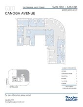 6300 Canoga Ave, Woodland Hills, CA à louer Plan d’étage- Image 1 de 1