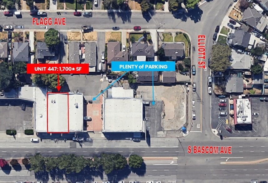 423-427 S Bascom Ave, San Jose, CA for lease - Building Photo - Image 3 of 9
