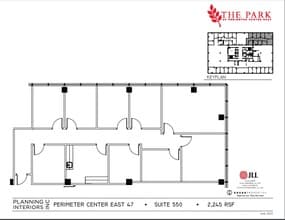 47 Perimeter Ctr E, Atlanta, GA for lease Floor Plan- Image 1 of 1